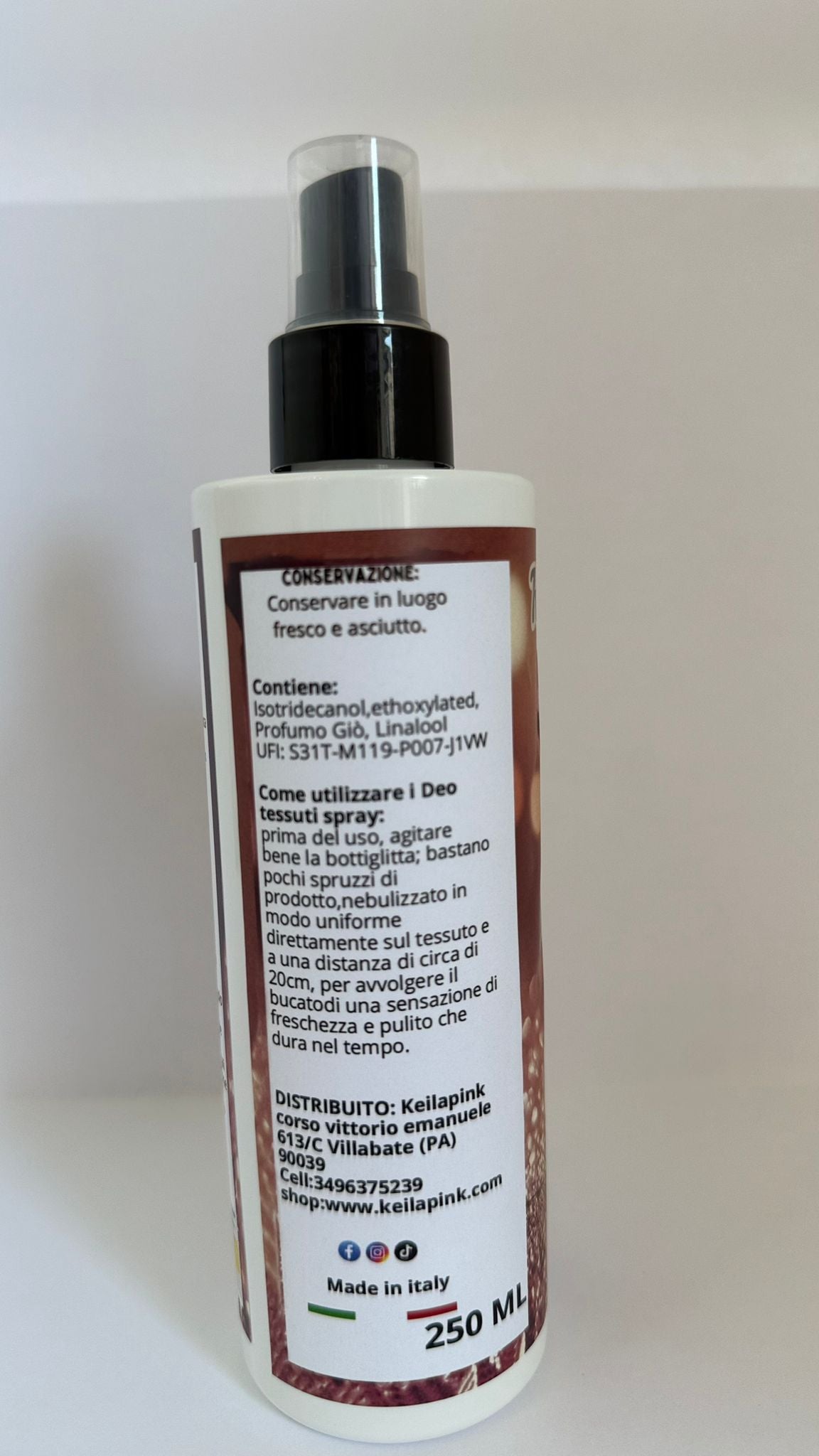 Deo spray tessuto INFINITY