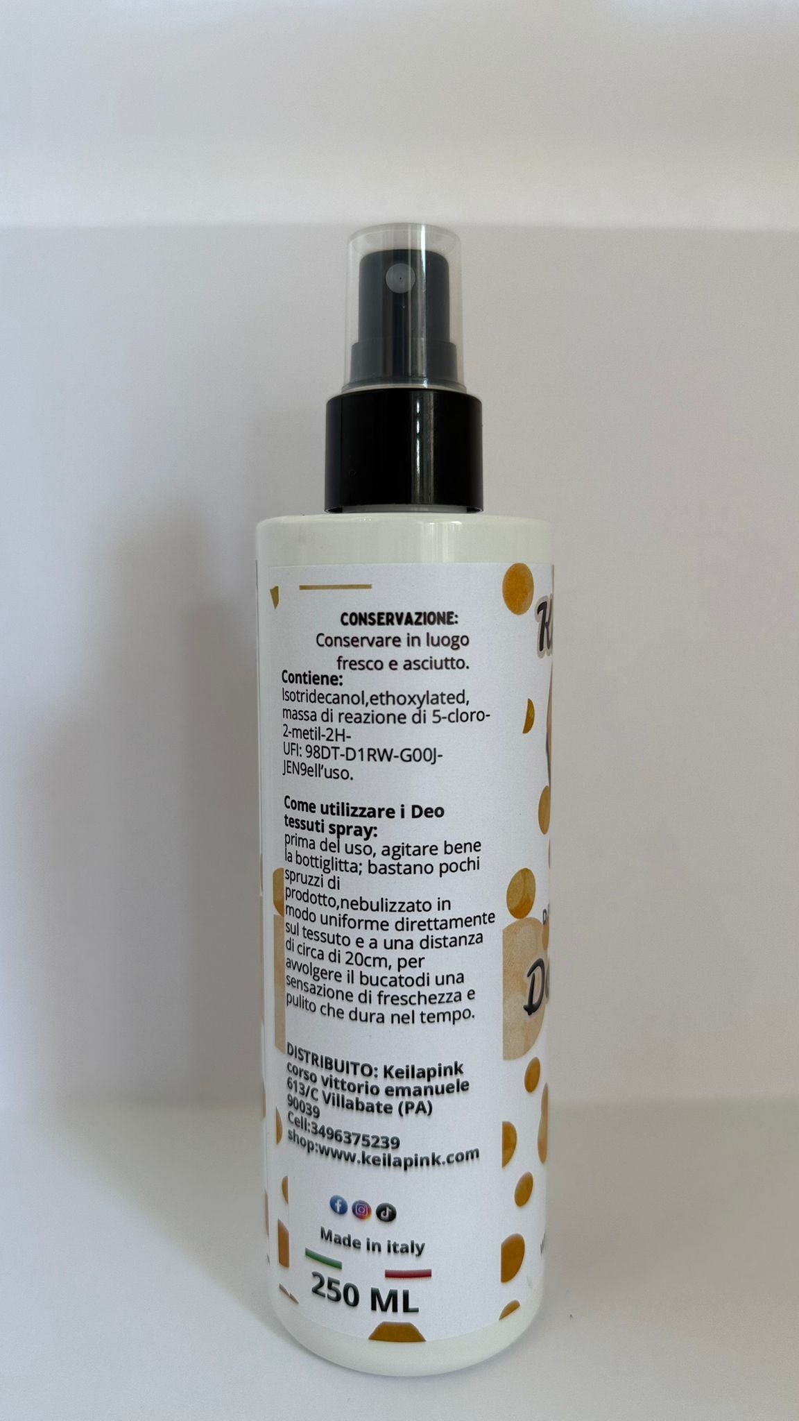 Deo spray tessuto DOLCE LATTE