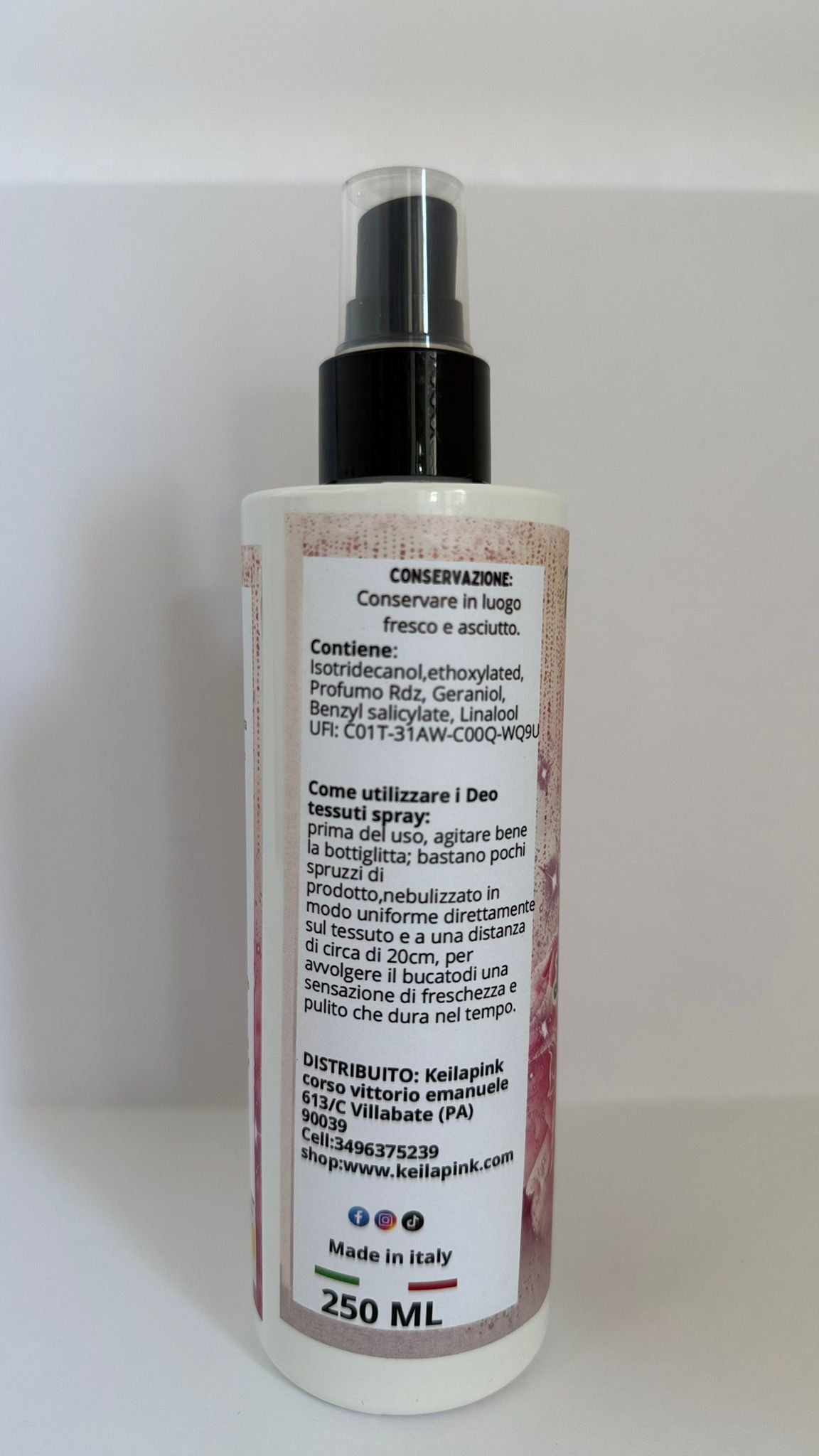 Deo spray tessuto LADY PINK