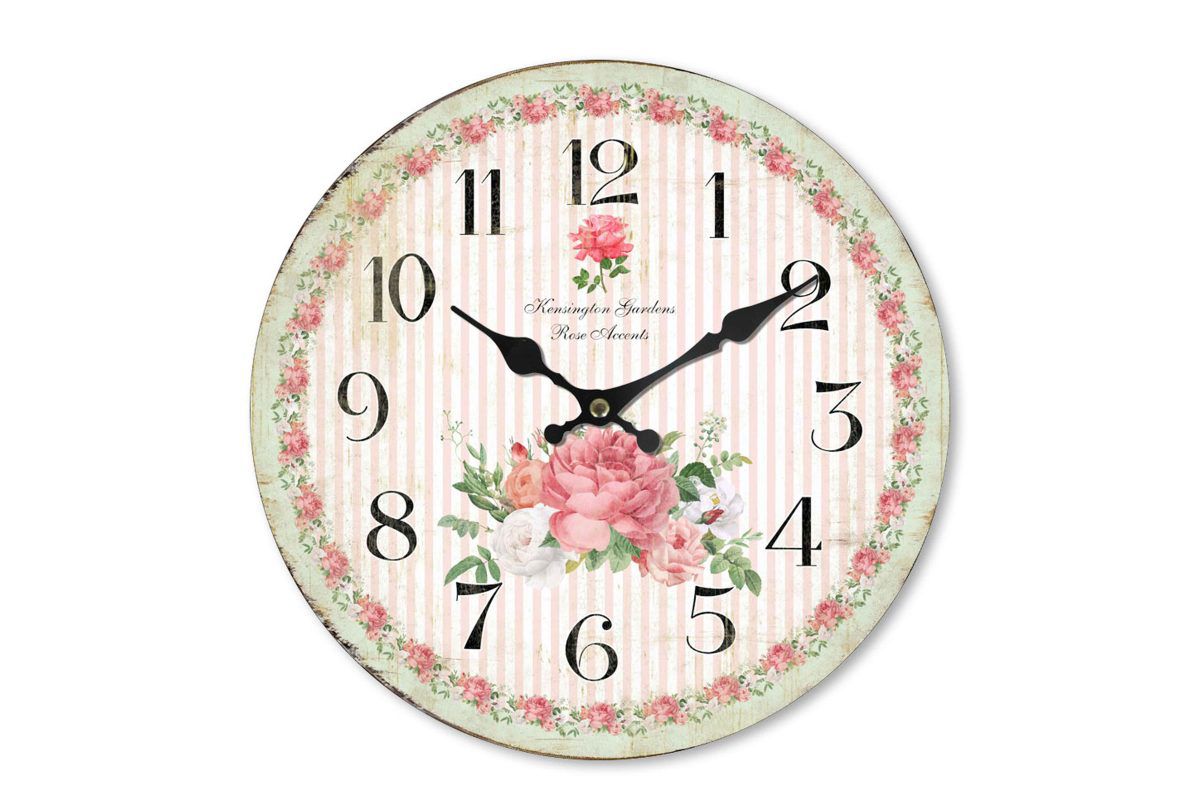 Orologio in legno 29 CM ISABELLE ROSE