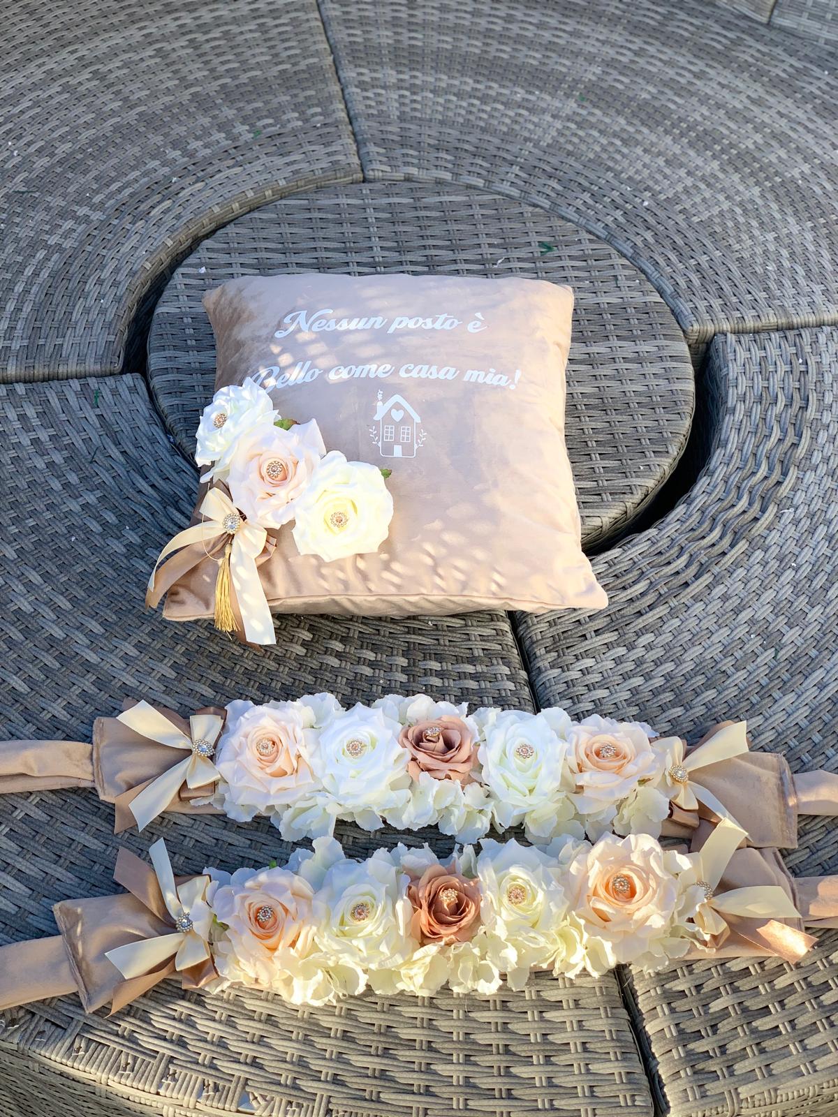 Embrasse velluto a fiori ,per tenda