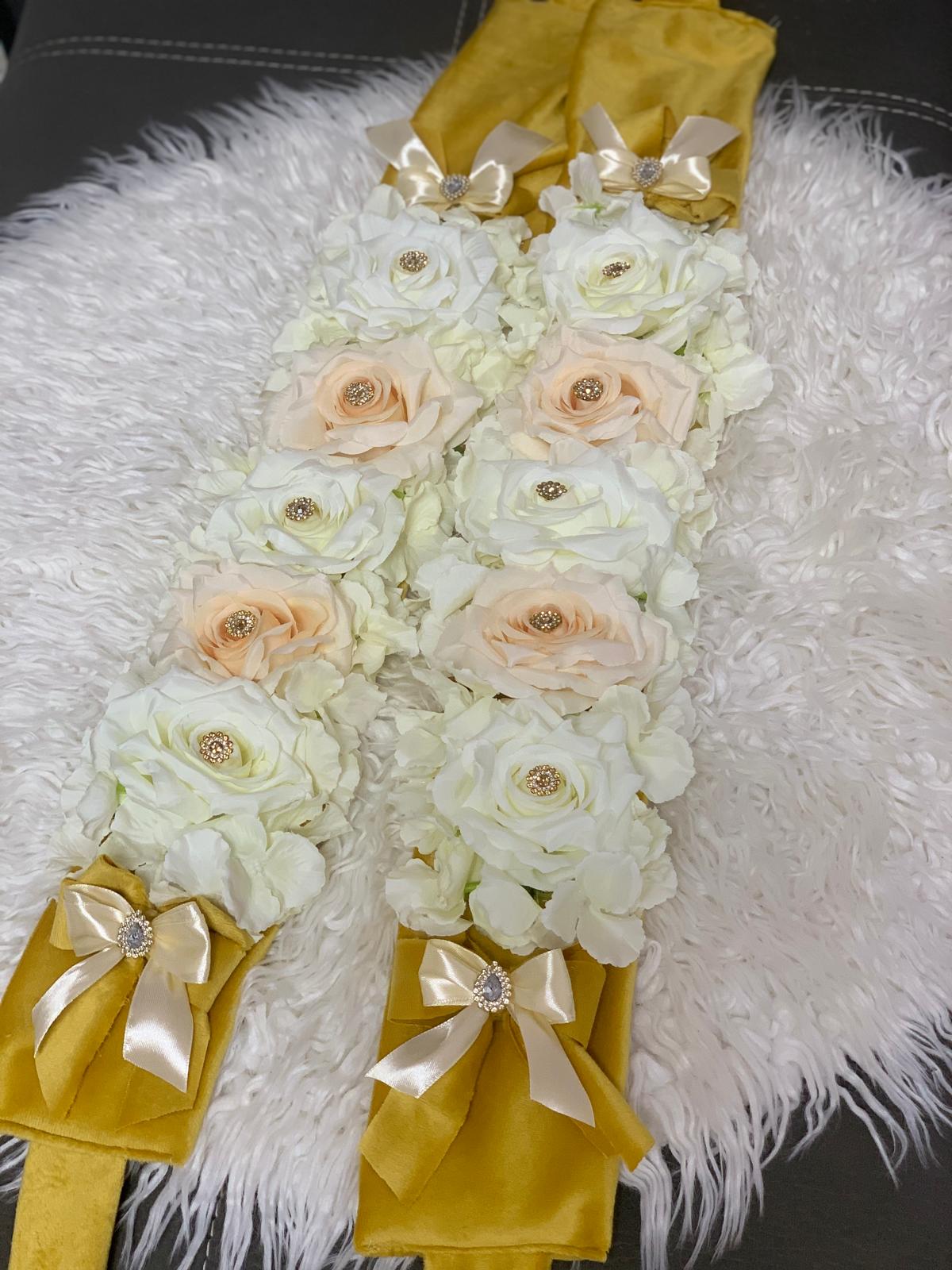 Embrasse velluto a fiori ,per tenda